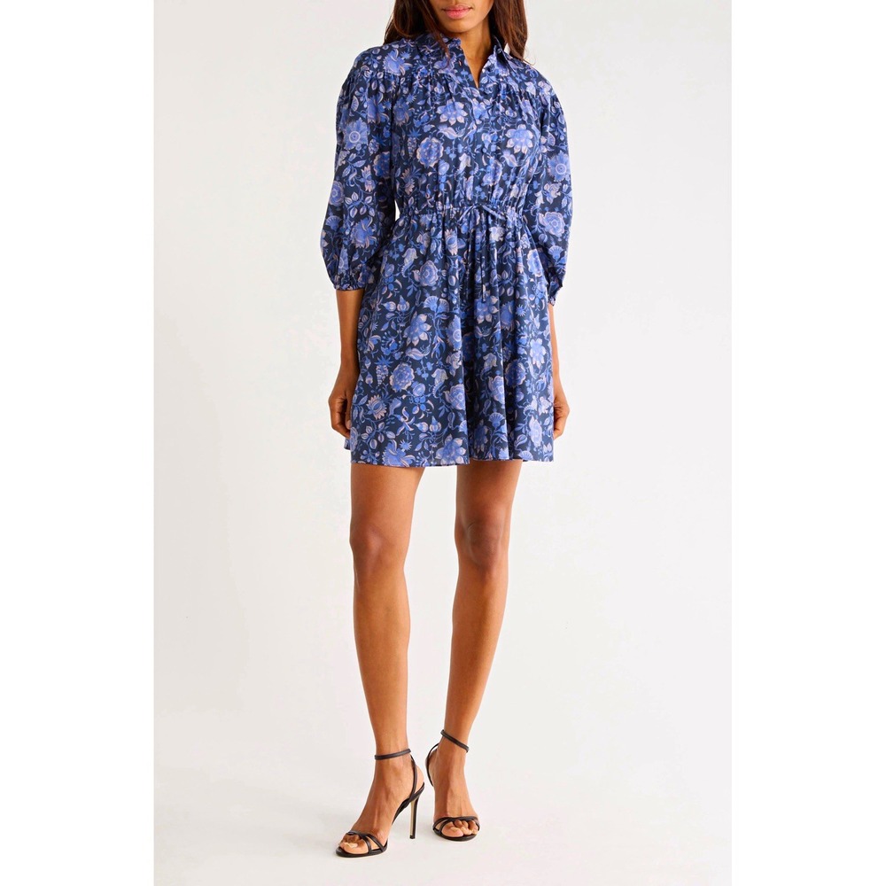 Derek Lam 10 CrosbyNWT Arbi Floral Shirtdress Women 14 Balloon Sleeve Msrp$450